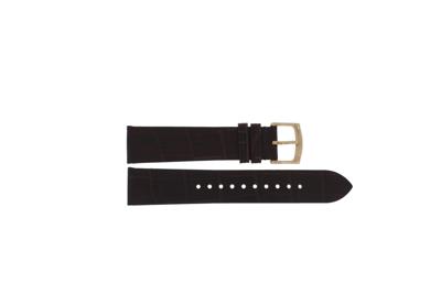 Horlogeband Armani AR1743 Leder Bruin 20mm