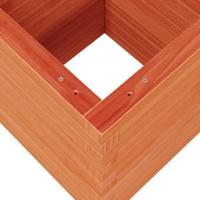 VidaXL Plantenbak 40x40x46 cm massief grenenhout wasbruin - thumbnail