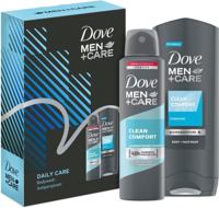 Dove Dove Men Clean Comfort Deospray 150ml & Douchegel 250ml - thumbnail