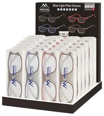 Leesbril montana blue light filter assorti | 24 stuks