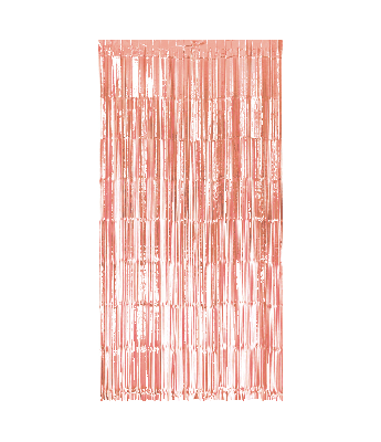 Deurgordijn rose goud 200x100cm