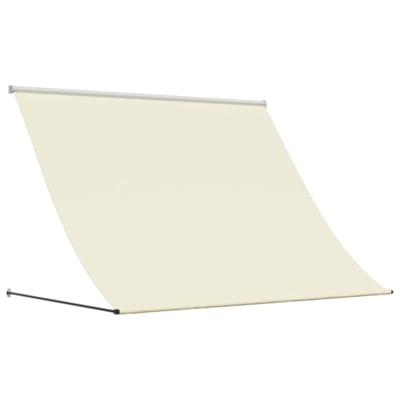 Luifel uittrekbaar 200x150 cm stof en staal crèmekleurig - thumbnail