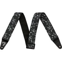 Fender Hawaiian Strap Black Floral gitaarband - thumbnail