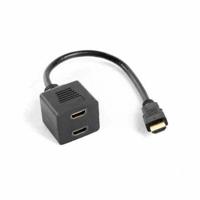 Lanberg AD-0019-BK video splitter HDMI 2x HDMI - thumbnail