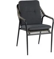 Tierra Outdoor dining tuinstoel cortez charcoal - thumbnail