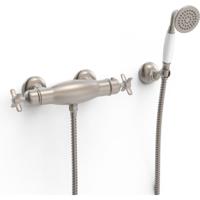 Douchemengkraan Tres Clasic Incl handdouche RVS - thumbnail