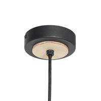 QAZQA Oosterse hanglamp zwart met rotan 30 cm - Magna Rotan - thumbnail