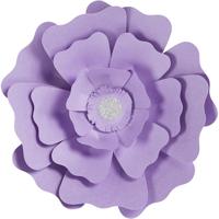 Creativ Company Papieren bloemen, d 15+25 cm, 230 gr, paars, 2 stuk/ 1 doos - thumbnail