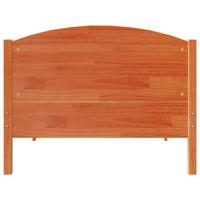 Bedframe zonder matras massief grenenhout wasbruin 160x200 cm - thumbnail