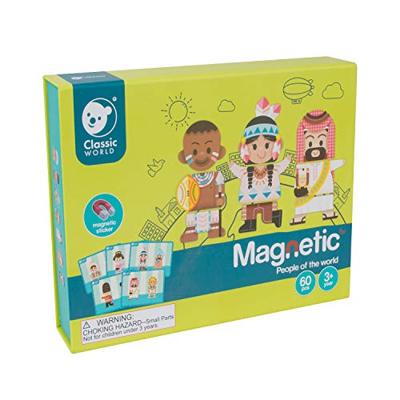 Classic World aankleedpuzzel mensen van de wereld, 60dlg.