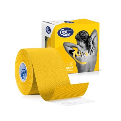 Cure Tape Kinesiotape geel 5cm x 5m 1 Stuks