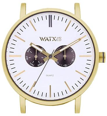 Horloge Uniseks Watx & Colors WXCA2744 Gouden (Ø 44 mm) Horloge Uniseks Watx & Colors WXCA2744 Gouden (Ø 44 mm)