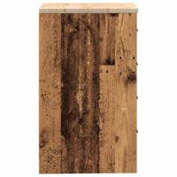 VidaXL Garagekast 40x51x85 cm massief grenenhout oud hout - thumbnail