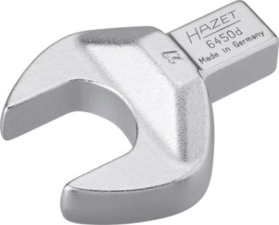 HAZET Insteek-steeksleutel 6450D-27 · 14 x 18 mm insteekvierkant massief · Buiten-zeskant-profiel · SW 27 mm