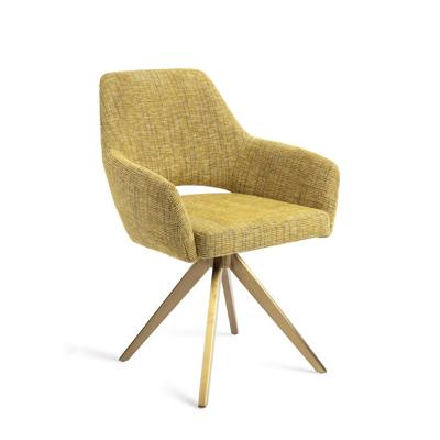 Jesper Home Yanai eetkamerstoel Lemon Limes turn gold