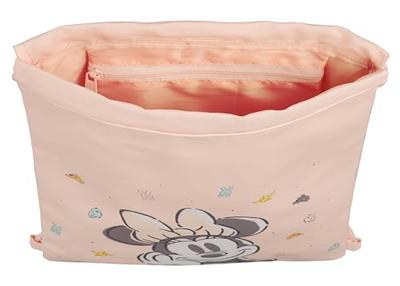 Rugtas met Koordjes Minnie Mouse Baby Roze 26 x 34 x 1 cm