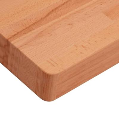VidaXL Wastafelblad 100x60x4 cm massief beukenhout
