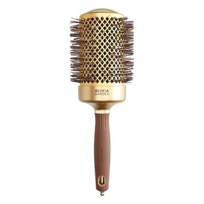 Olivia Garden Wavy Bristles Gold&Brown Brush Ø65mm Olivia Garden Wavy Bristles Gold&Brown Brush Ø65mm