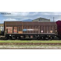 Piko H0 58293 H0 2-delige set telescoopwagens van de DB Cargo - thumbnail