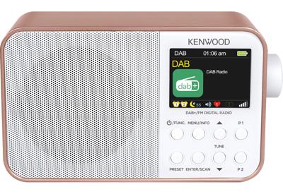 Kenwood CR-M30DAB-R DAB+ Radio Roze/Wit