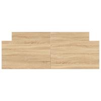 Bedframe met hoofd- en voeteneinde sonoma eikenkleur 140x190 cm - thumbnail