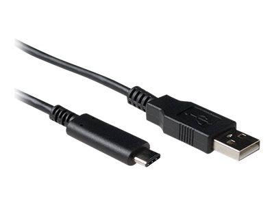 ACT SB0014 USB-C 2.0 Kabel | USB-C Male/USB-A Male | Zwart | 1 meter