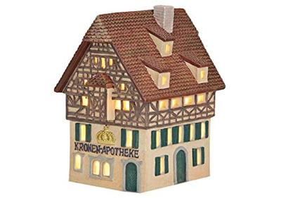 Wurm Lichthaus "Kronen Apotheke" van porselein, veelkleurig (B/H/D) 11x17x16cm Wurm Lichthaus "Kronen Apotheke" van porselein, veelkleurig (B/H/D) 11x17x16cm
