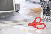 Schaar Scotch 18cm universeel rood blister - thumbnail