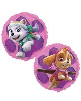 Folieballon Paw Patrol Skye & Everest - 43cm - thumbnail