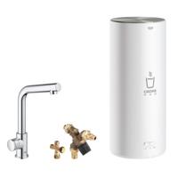 GROHE Red Mono kokendwaterkraan L-uitloop & 7 liter combi boiler, energielabel A, kinderbeveiliging, SuperSteel - thumbnail