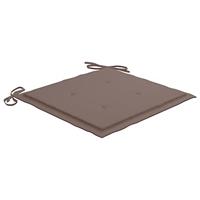 Tuinstoelen 6 st met kussens massief acaciahout - thumbnail