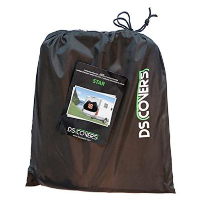 DS Covers fietsdragerhoes star met gevarenbordhouder zwart