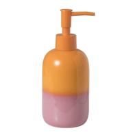Zeeppompje duo - oranje/roze - ø7.3x18.3 cm - thumbnail