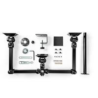 Nedis ergotmm100bk ergonomische monitorbeugel drie monitor-armen draai- en kantelbaar zwart - thumbnail
