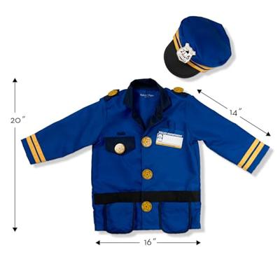 Melissa & Doug verkleedset politie inclusief walkietalkie met geluid - thumbnail