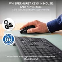 CHERRY Stream Comfort Set met toetsenbord en muis Radiografisch QWERTZ, Duits Wit - thumbnail