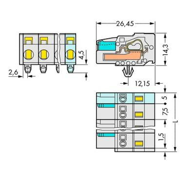 WAGO 721-204/008-000 Female behuizing (kabel) 721 Totaal aantal polen: 4 Rastermaat: 7.50 mm Inhoud: 50 stuk(s) WAGO 721-204/008-000 Female behuizing (kabel) 721 Totaal aantal polen: 4 Rastermaat: 7.50 mm Inhoud: 50 stuk(s)