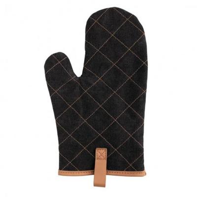 XD Collection ovenhandschoen Deluxe 31 cm canvas zwart one-size