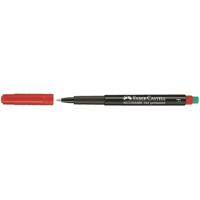 Faber Castell Marker Multimark permanent - F rood - thumbnail