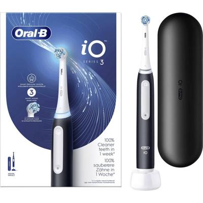 Oral-B Braun Oral-B iO Series 3 Matt Black Elek 8006540731536 Elektrische tandenborstel Zwart, Wit