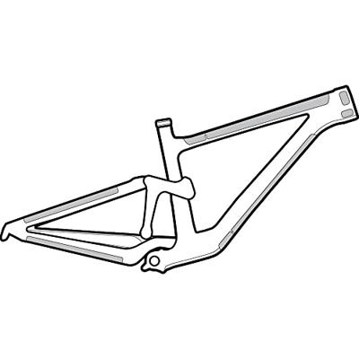 Lizardskins Lizard skins lizard skins beschermfolie transparant frame kit Lizardskins Lizard skins lizard skins beschermfolie transparant frame kit