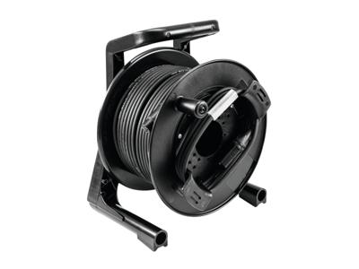 PSSO DMX Cable drum XLR 30m bk Neutrik 2x0.22