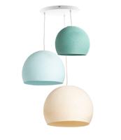 Drievoudige hanglamp - Driekwart River Flow - thumbnail