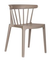 Woood Bliss spijlenstoel Taupe - thumbnail