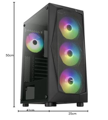 Aerocool Falcon v2 RGB Zwart Aerocool Falcon v2 RGB Zwart