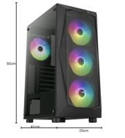 Aerocool Falcon v2 RGB Zwart - thumbnail