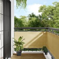 VidaXL Balkonscherm 75x800 cm 100% oxford polyester zandkleurig - thumbnail