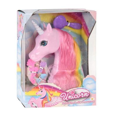 Eenhoorn Kapkop met 4 Accesoires