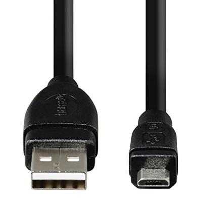 Hama micro usb 2.0 kabel, 1.80m zwart