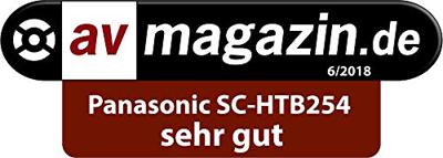 Panasonic SC-HTB254EG Soundbar Zwart Bluetooth, Incl. draadloze subwoofer, verschillende opstelmogelijkheden